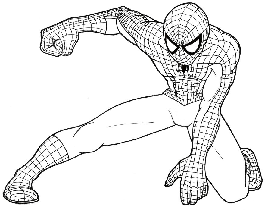 Раскраски Человек-паук