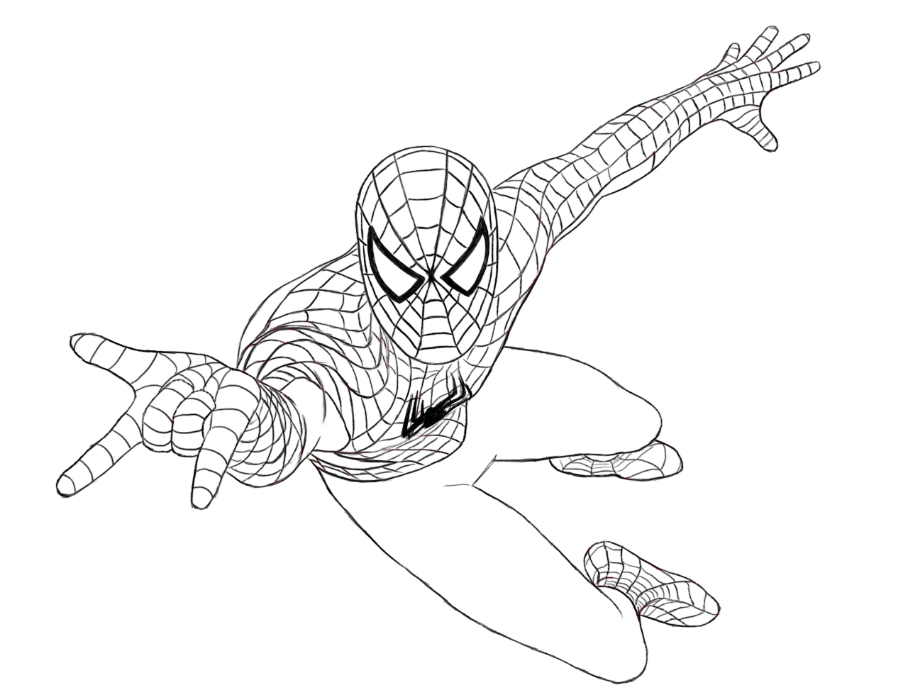 Раскраски Человек-паук