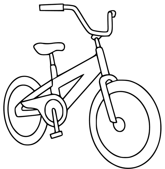 Раскраски Велосипеды