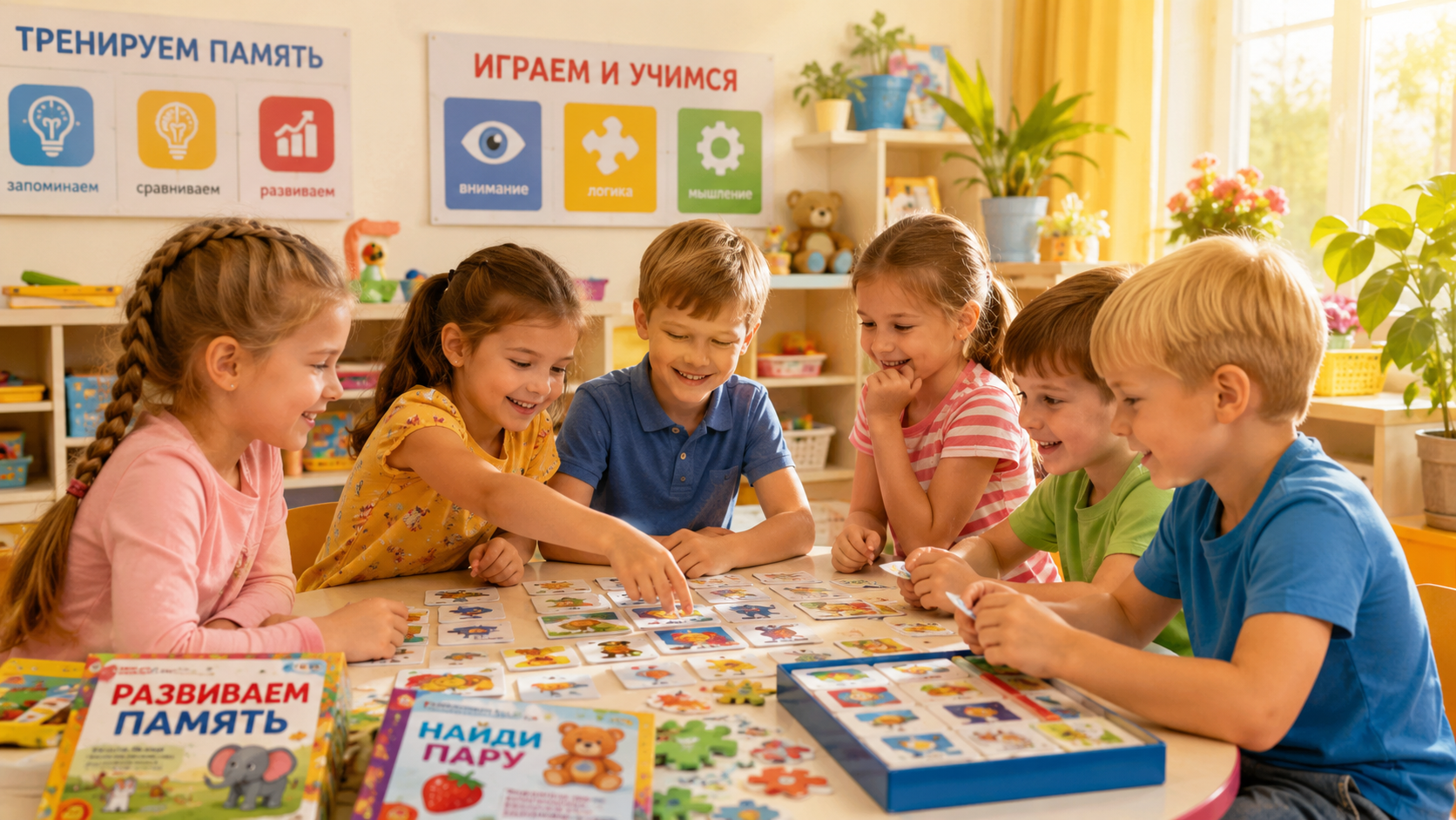 Волшебный мир игр для развития детской памяти