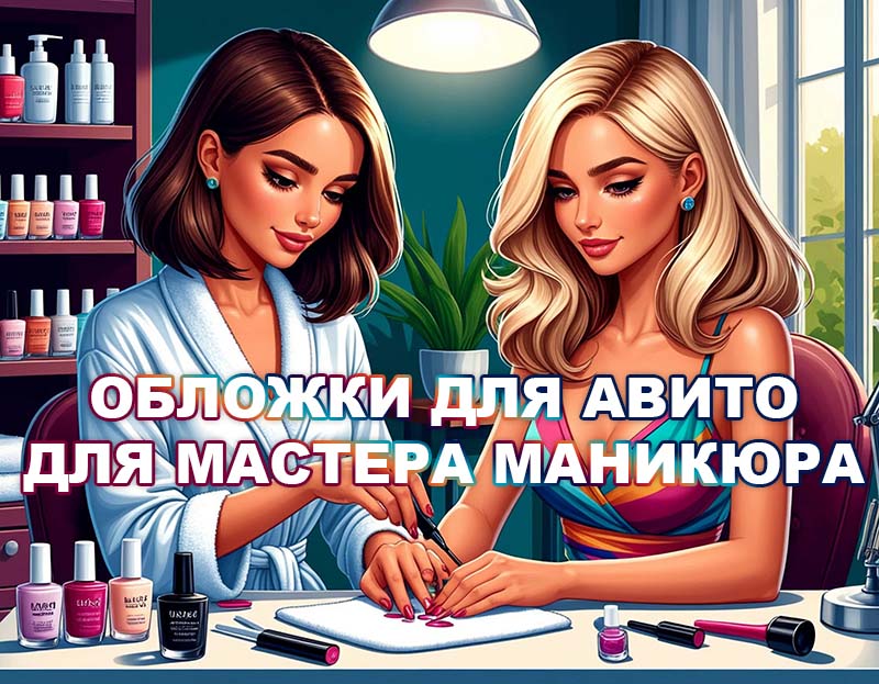 Обложки для Avito: визуальная визитная карточка мастера маникюра
