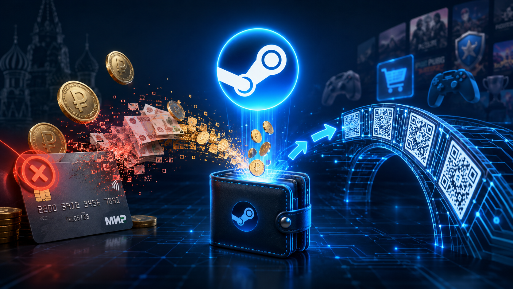 Как пополнить Steam в России в 2026 году: рабочие способы и подводные камни