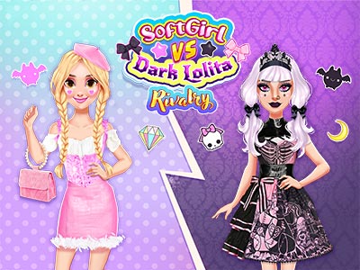 Soft Girl vs Dark Lolita Rivalry играть онлайн