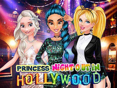 Princess Night Out in Hollywood играть онлайн