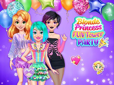 Blonde Princess Fun Tower Party играть онлайн