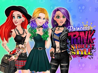 Princess Punk Street Style Contest играть онлайн