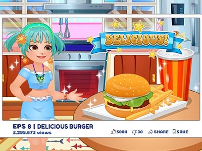 Roxie's Kitchen: Burgeria играть онлайн