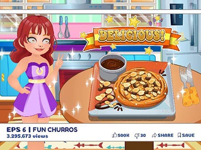 Roxie's Kitchen: Fun Churros играть онлайн