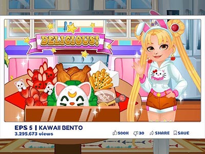 Roxie's Kitchen: Kawaii Bento играть онлайн