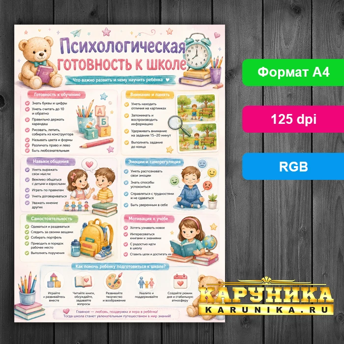 Готов ли ваш ребенок к школе? Чек-лист для родителей