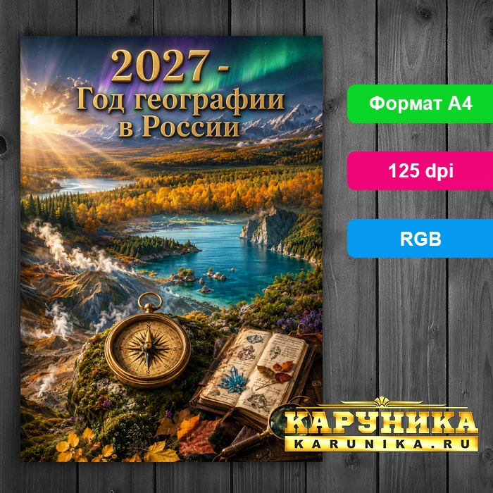 Красота России на плакате: Год географии 2027