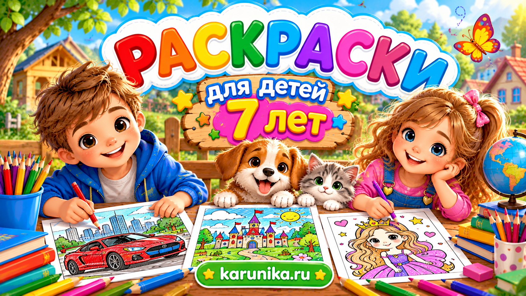 Раскраски для детей 7 лет Раскраски для детей 7 лет