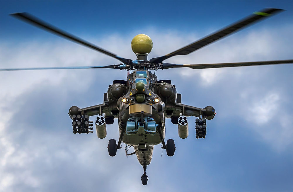 Раскраски военных вертолётов
