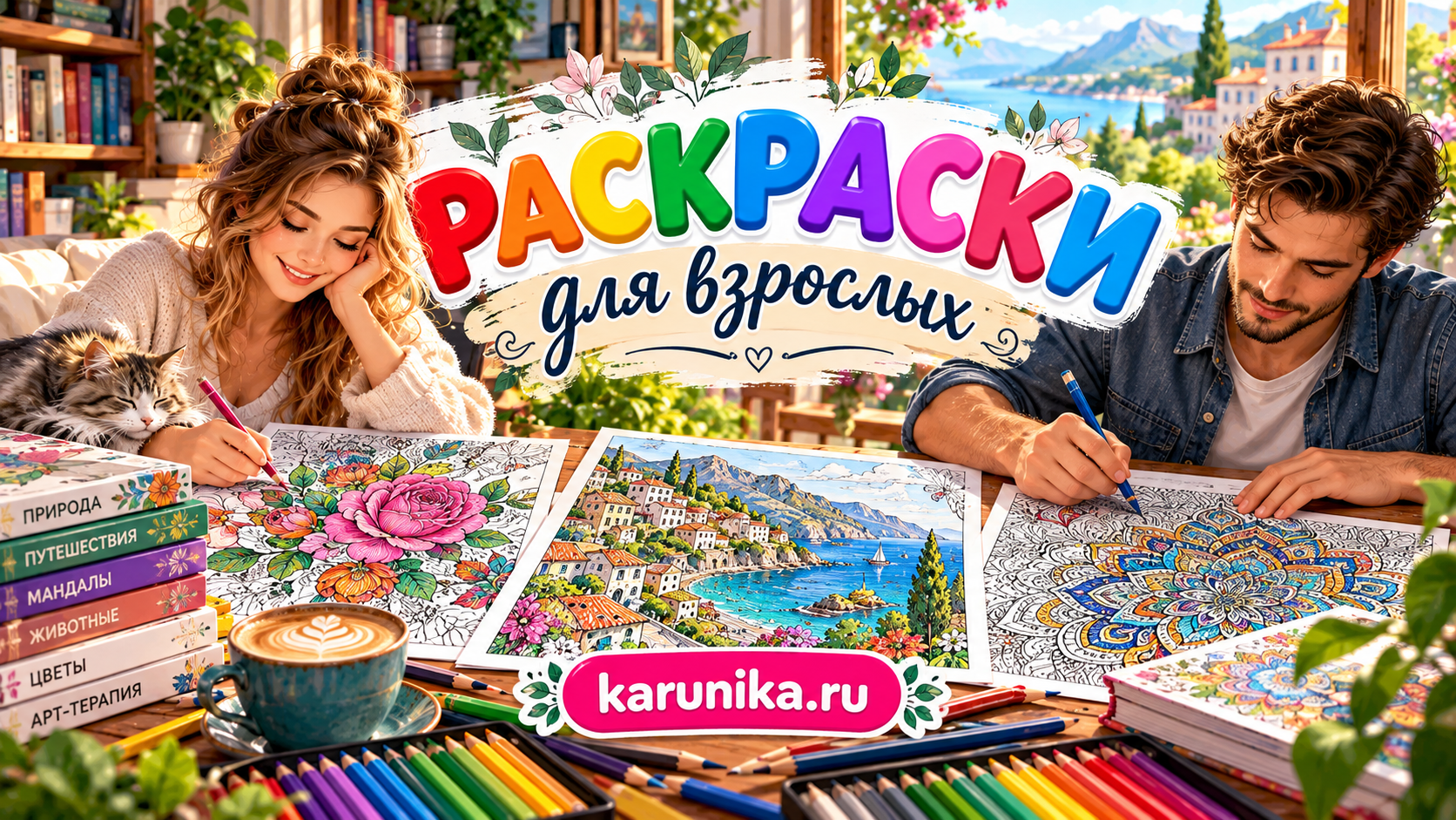 Раскраски для взрослых